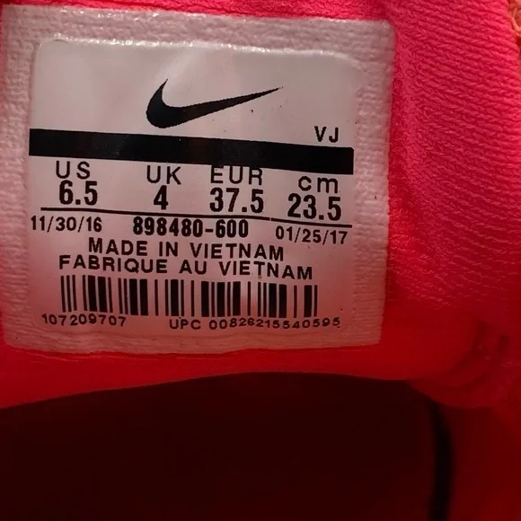 Women's Neon Ombre NIKE FLEX TR 7 Sneakers Shoes 898480-600 Sz 6.5 - Picture 5 of 6